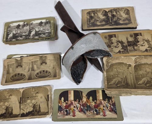 Ephemera - Steroscope with approx. 20 Cards