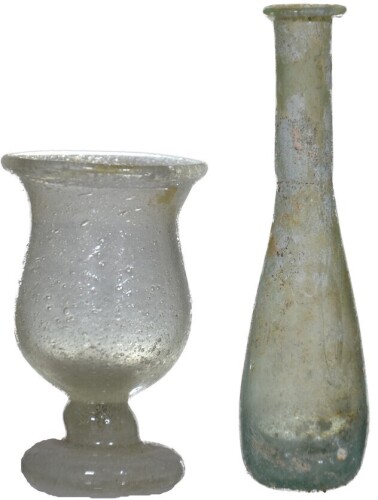 Roman Glass x2