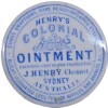 Pot Lid - Henry's Colonial Ointment Sydney