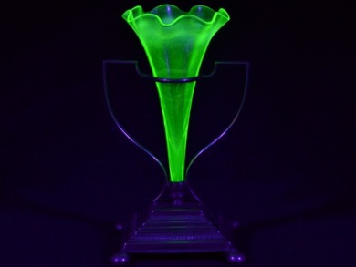 Uranium Glass - Epergne