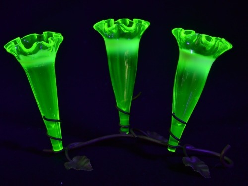 Uranium Glass - Epergne