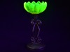 Uranium Glass - Candle Holder