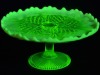 Uranium Glass - Compote - Vaseline Glass