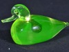 Uranium Glass - Murano Glass - Sitting duck - 2