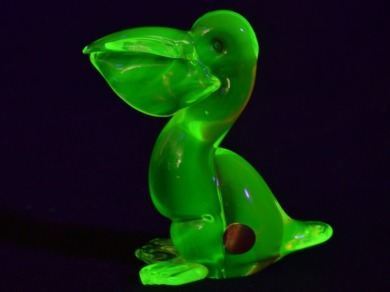 Uranium Glass - Murano Glass - Pelican