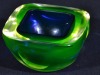 Uranium Glass - Murano Glass - Ashtray - 2