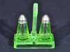 Uranium Glass - Cruet Set - 3
