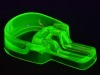 Uranium Glass - Pipe Stand