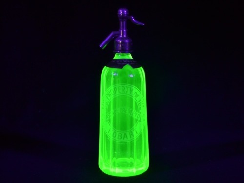 Uranium Glass - Soda Syphon - Cascade