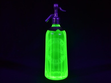 Uranium Glass - Soda Syphon - Cascade
