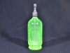 Uranium Glass - Soda Syphon - E. Rowlands - 2
