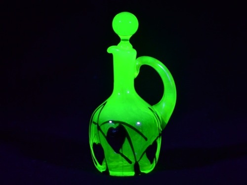 Uranium Glass - Decanter - Gibson Glass