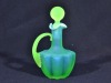 Uranium Glass - Decanter - Gibson Glass - 2