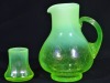 Uranium Glass - Tumble Up Decanter - Gibson Glass - 2