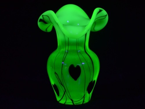Uranium Glass - Vase - Gibson Glass