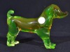 Uranium Glass - Murano Glass - Sausage Dog - 2