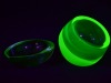 Uranium Glass - Murano Glass - Ashtray x 2
