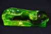 Uranium Glass - Murano Glass - Art Glass Ashtray - 2