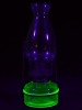 Uranium Glass - Depression Glass - Wall Lamp