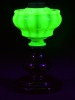 Uranium Glass - Victorian Pedestal Lamp