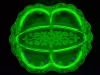 Uranium Glass - Depression Glass - Serving tray