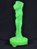 Uranium Glass - Opaline Glass-Lady with roses