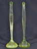 Uranium Glass - Specimen vases X 2 - Empoli - 2