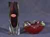 Uranium Glass - Murano Glass x 2 - 2