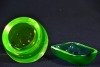 Uranium Glass - Murano Glass - Ashtray X 2 - 2