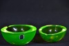 Uranium Glass - Murano Glass - Ashtray X 2 - 2