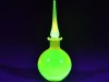 Uranium Glass - Murano Glass - Decorative bottle