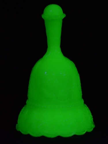 Uranium Glass - Boyd Glass - Christmas Bell