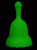 Uranium Glass - Boyd Glass - Christmas Bell