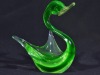 Uranium Glass - Murano Glass - Swan - 2
