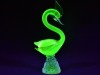 Uranium Glass - Murano Glass - Bird