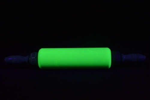 Uranium Glass- Depression Glass - Rolling pin