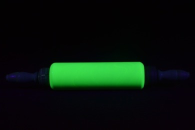 Uranium Glass- Depression Glass - Rolling pin
