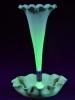 Uranium Glass - Epergne - Burmese Glass