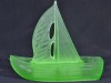 Uranium Glass - Depression Glass - Float Bowl - 2