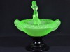 Uranium Glass - Depression Glass - Float Bowl - 2
