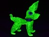 Uranium Glass - Murano Glass - Scottie Dog