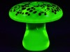 Uranium Glass - Murano Glass - Mushroom