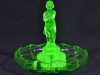 Uranium Glass - Depression Glass - Float Bowl - 2