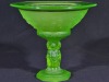 Uranium Glass - Depression Glass - Centrepiece - 2