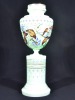 Uranium Glass - Victorian Glass - Lamp Base - 2