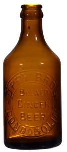 Glass Ginger Beer - C/S, Oppy Bros. Condobolin