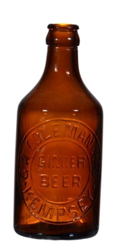 Glass Ginger Beer - C/S, G.A. Coleman & Co. Kempsey