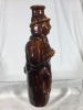Reform Flask - Man on Barrell - Rockingham Glaze - 4