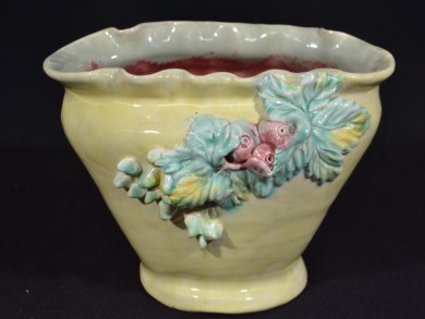 Australian Pottery - Castle Harris - Ruffle Top Vase