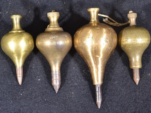 Plumb Bob - Brass X 4